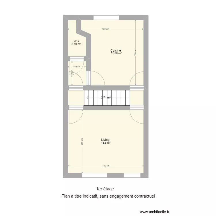 clinique 21 et premier &eacute;tage . Plan de 