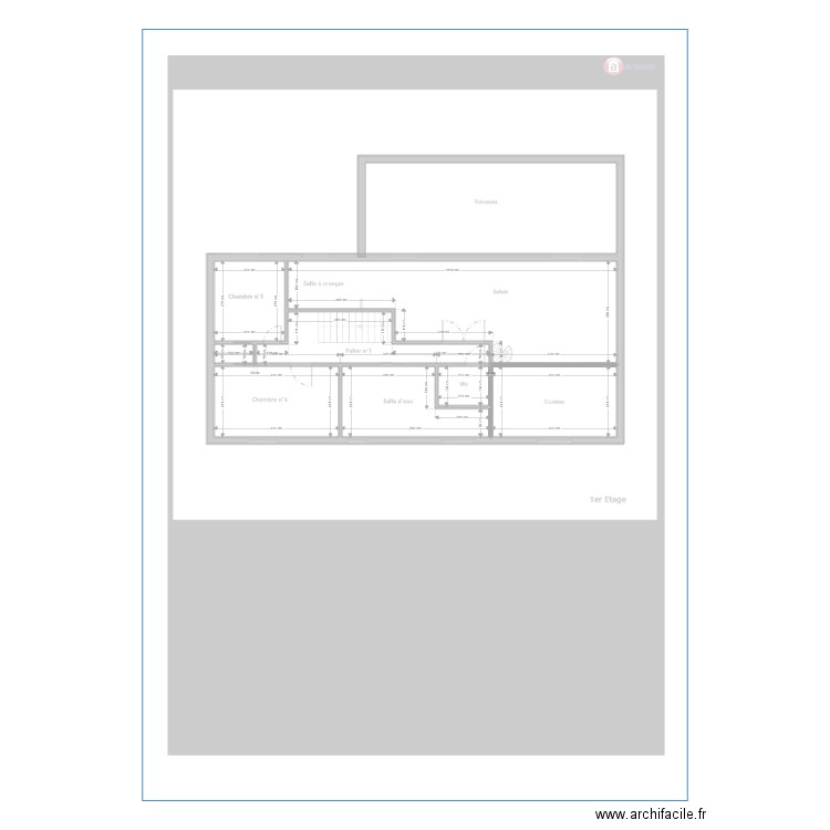 maison. Plan de 0 pièce et 0 m2