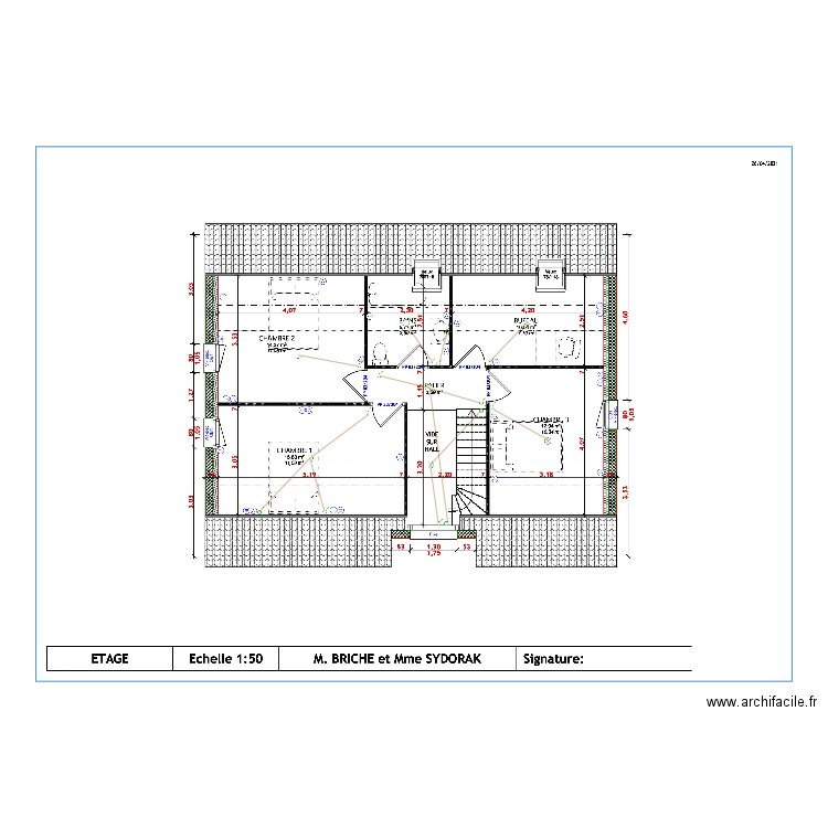 SYDORAK BRICHE ETAGE. Plan de 0 pièce et 0 m2