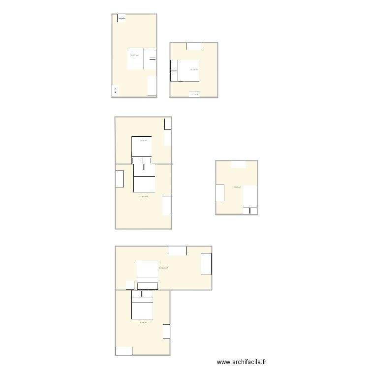 RDC cange. Plan de 0 pièce et 0 m2