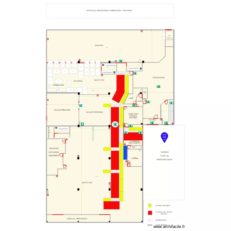 projet agencement emballage et sechage V5. Plan de projet agencement emballage et sechage V5. Plan de