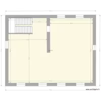 plan c&ocirc;tes ext&eacute;rieures 1er &eacute;tage vide