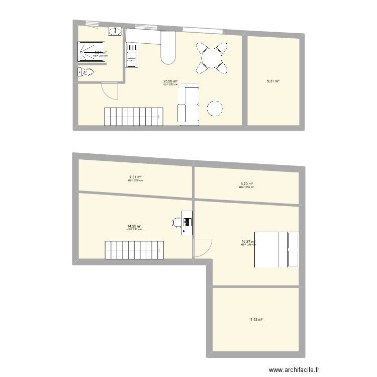 Lanveoc T2. Plan de 0 pièce et 0 m2