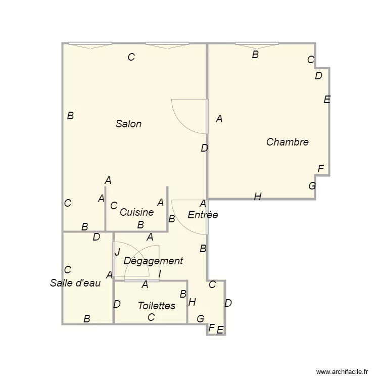 Croquis PIPO. Plan de 