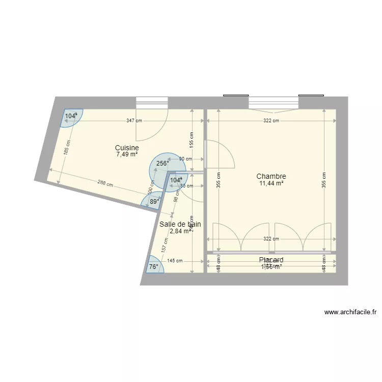 Tavignanu Est 23 55. Plan de 