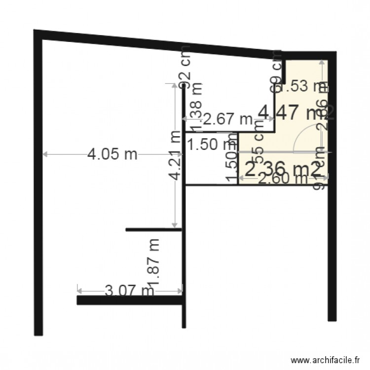 brouches. Plan de 0 pièce et 0 m2