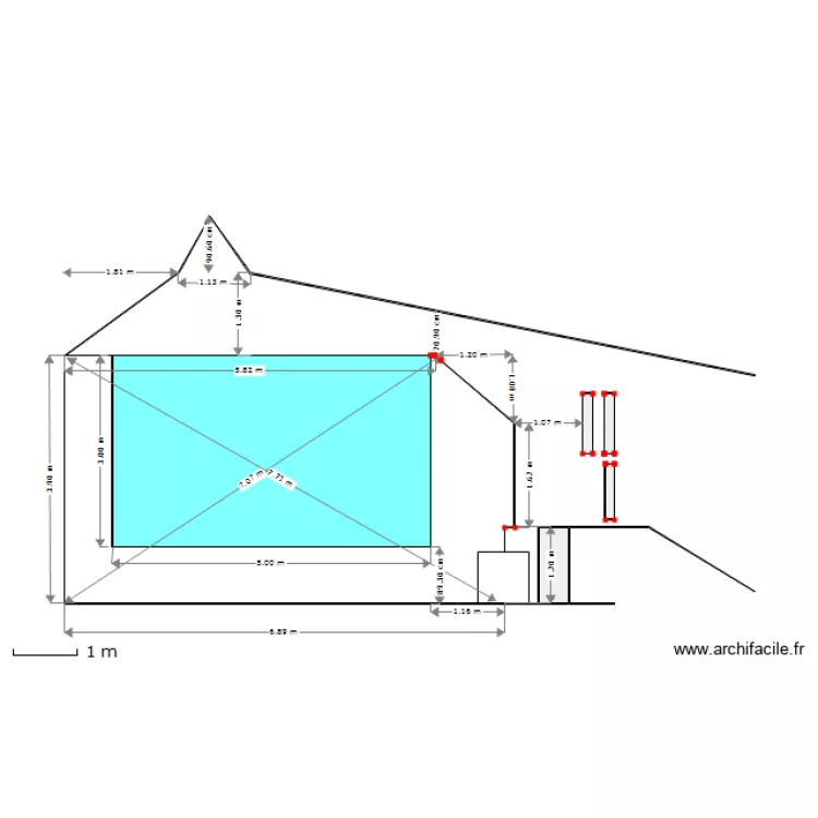 piscine anso. Plan de 
