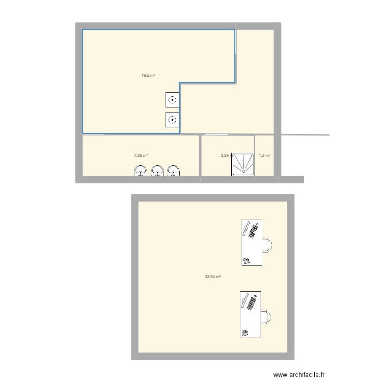 TOILETTES FILLES. Plan de 0 pièce et 0 m2