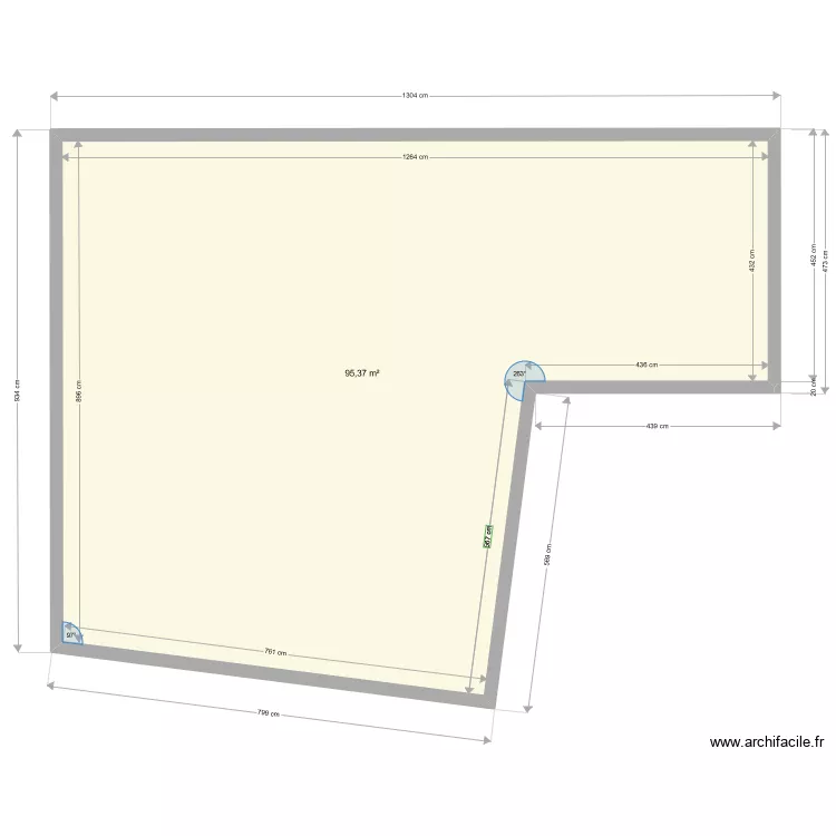 Plan Mondurand toit terrasse. Plan de 