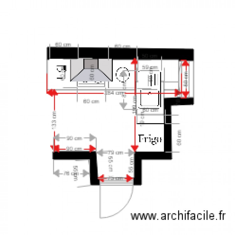 CUISINE LAVATOGGIO ACTUELLE. Plan de 0 pièce et 0 m2