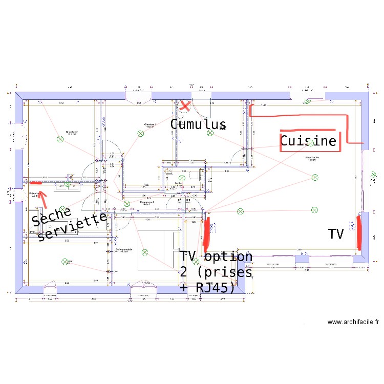 TOURNEBIZE ETAGE. Plan de 0 pièce et 0 m2