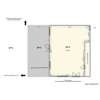 Commerce fruits et l&eacute;gumes Allonnes plan avant travaux