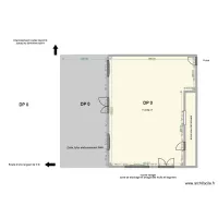 Commerce fruits et l&eacute;gumes Allonnes plan avant travaux