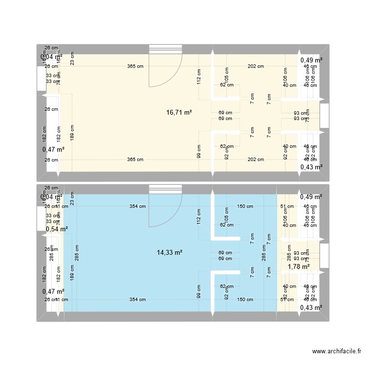 Chambre parentale 2022-09. Plan de 12 pièces et 36 m2