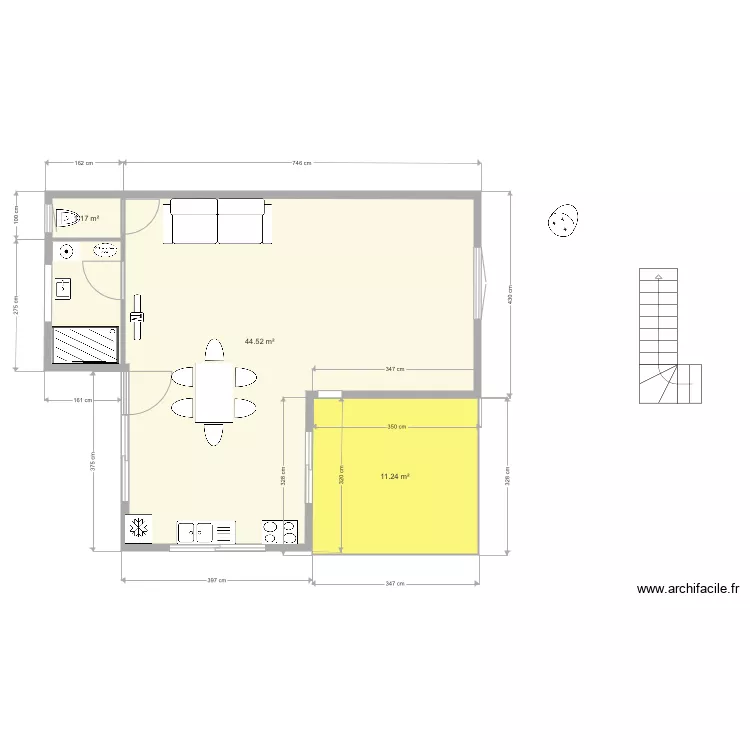 Andernos Rdc. Plan de 