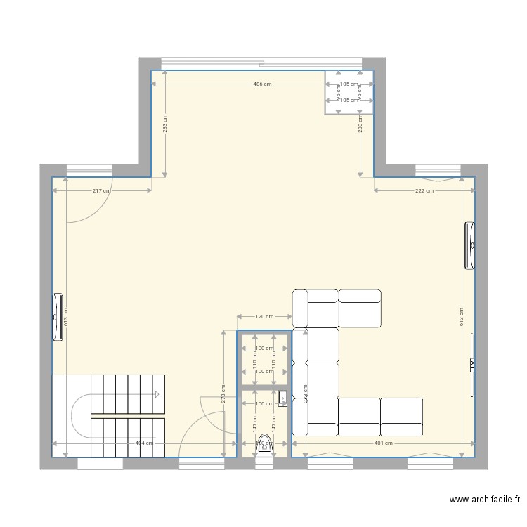 Stacch1 sans meubles. Plan de 0 pièce et 0 m2