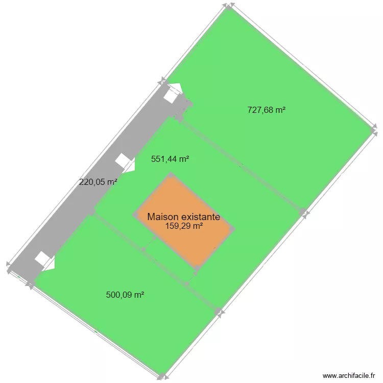 Projet Cugnaux 19 CH MICHET. Plan de 