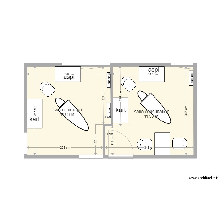 cabinet dentaire 1. Plan de 0 pièce et 0 m2