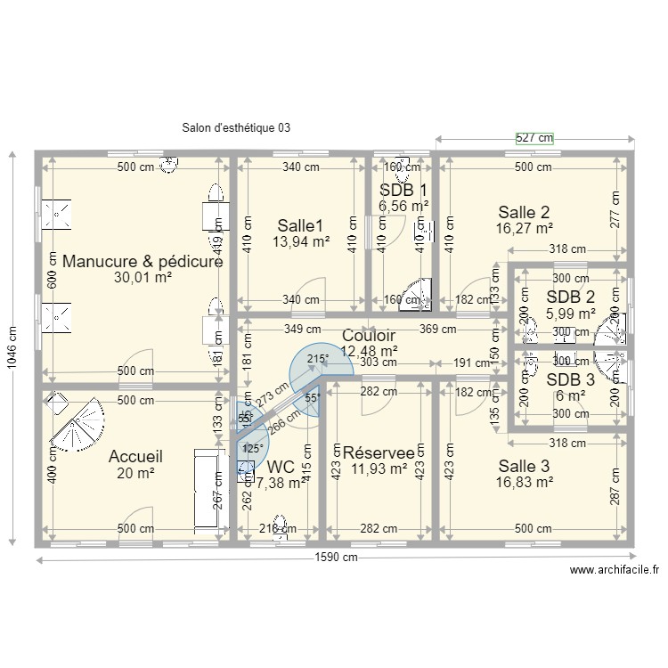 Salon Vivi 03. Plan de 0 pièce et 0 m2