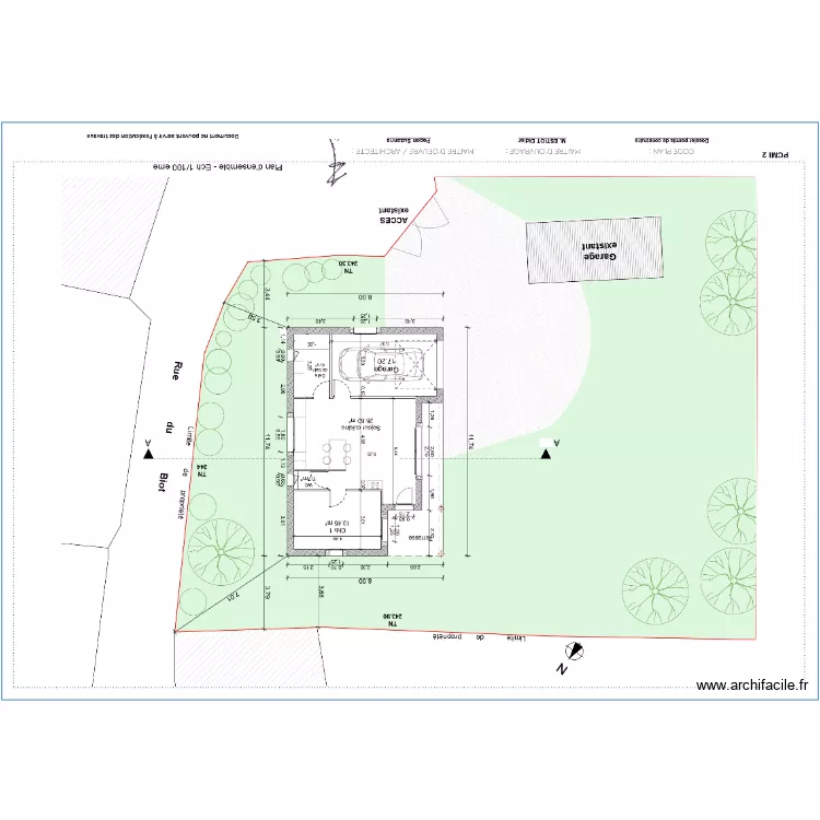 Plan de Briouze. Plan de 