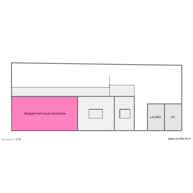coupe droite atelier 10 X 15 Mètres. Plan de 0 pièce et 0 m2