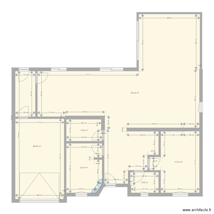 Maison44 extention1. Plan de 0 pièce et 0 m2