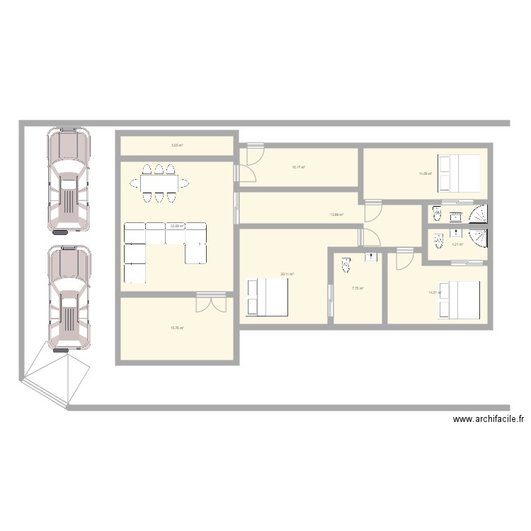 ma maison. Plan de 0 pièce et 0 m2