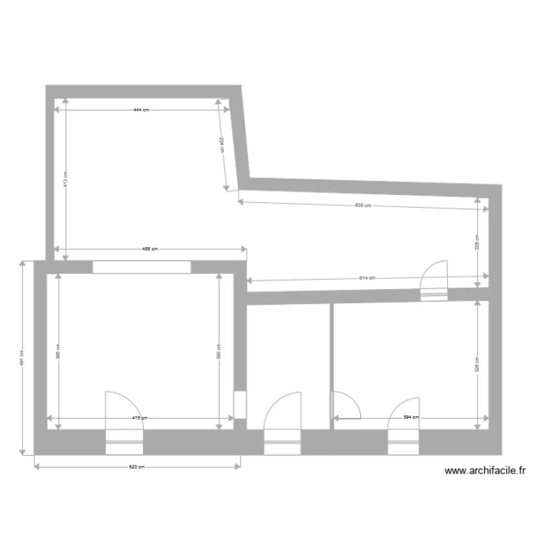 Beychac RDC murs porteurs . Plan de Beychac RDC murs porteurs . Plan de