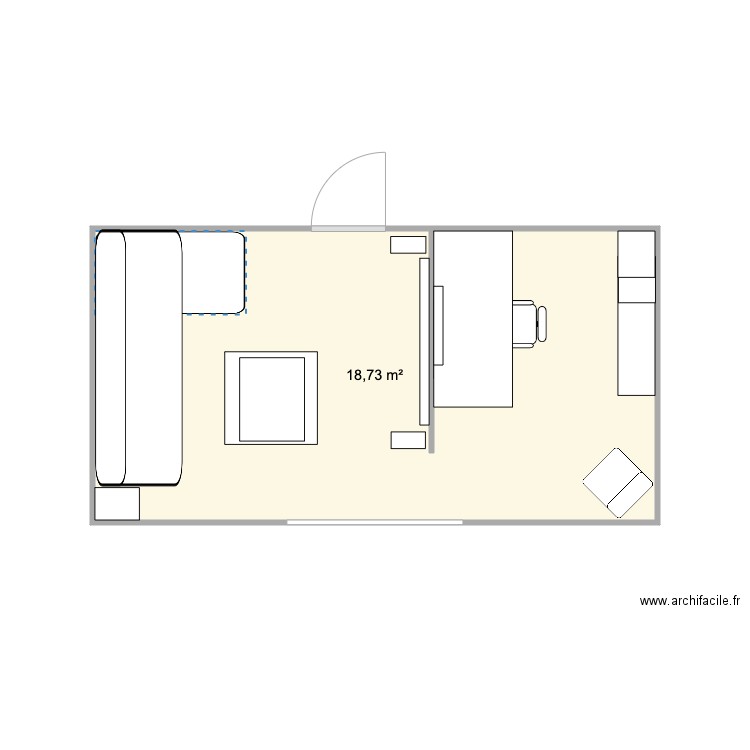 Salon TV final VDH. Plan de 0 pièce et 0 m2