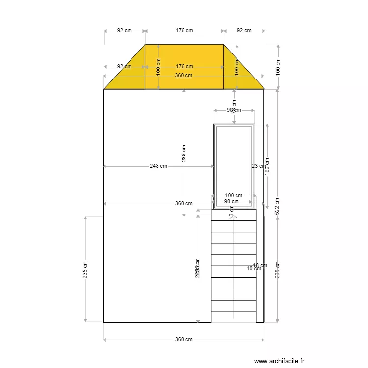 CHAMBRE PARENTALE OUEST OK. Plan de 