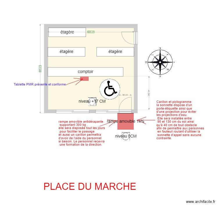 boulangerie thibaut place du marché. Plan de 0 pièce et 0 m2