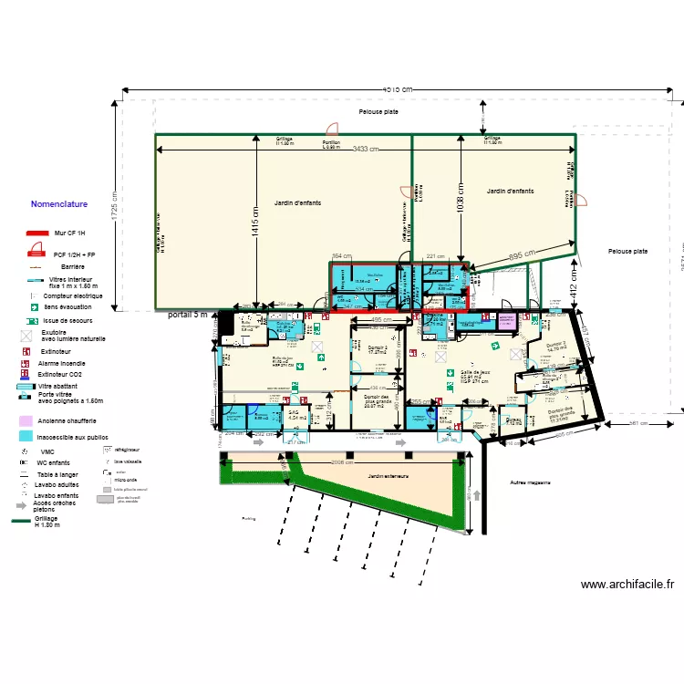 A pas d ourson 3 apr&egrave;s projet re modification. Plan de 