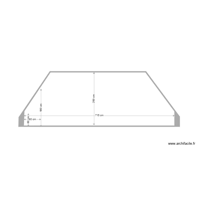 Coupe BERNARD . Plan de 