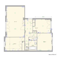 Appart brut cible-Salon cassé