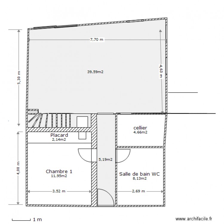 Rdc reel. Plan de 0 pièce et 0 m2