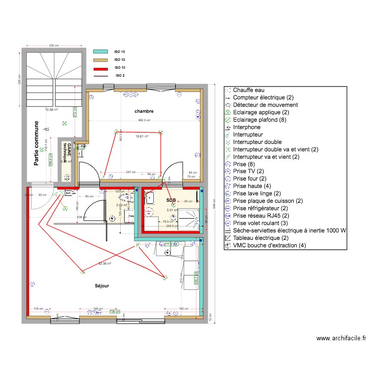 LOT A  1ER  DEUX PIECES 15 AOUT 2020. Plan de 0 pièce et 0 m2