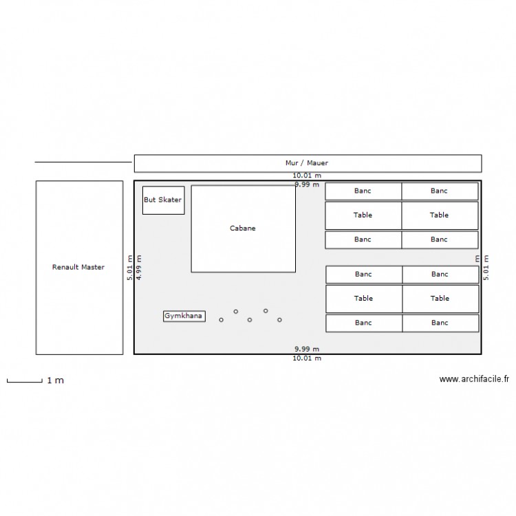 surface fête. Plan de 0 pièce et 0 m2