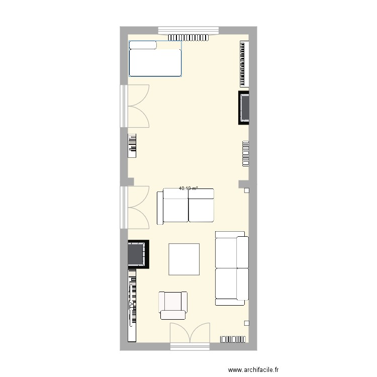 salon. Plan de 0 pièce et 0 m2