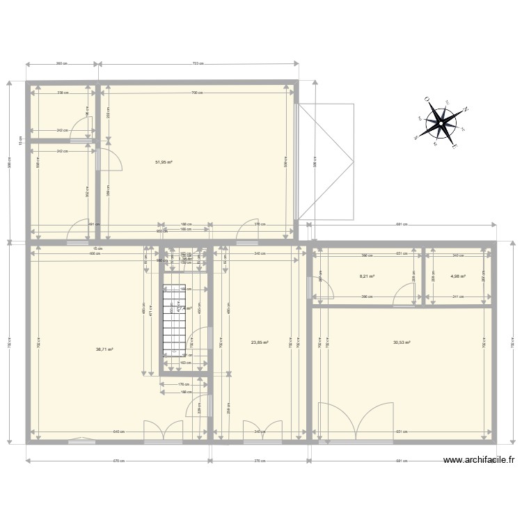RDC 1. Plan de 0 pièce et 0 m2