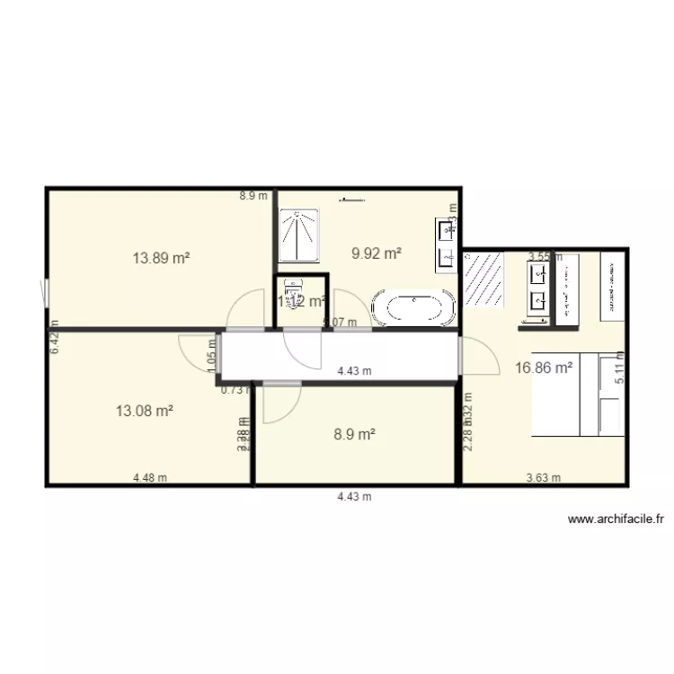 étage . Plan de étage . Plan de