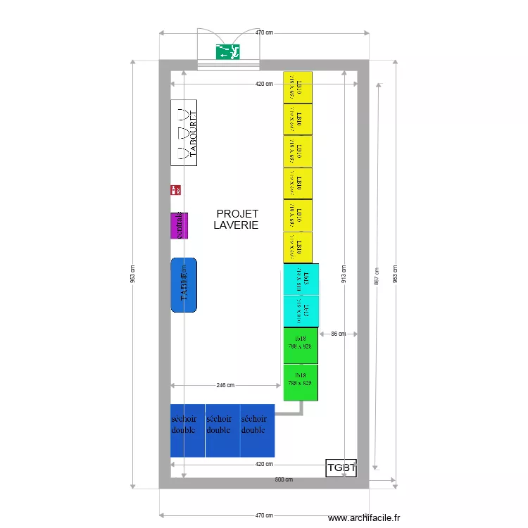 LAVERIE SUPER U ST HILAIRE 311019 3. Plan de 