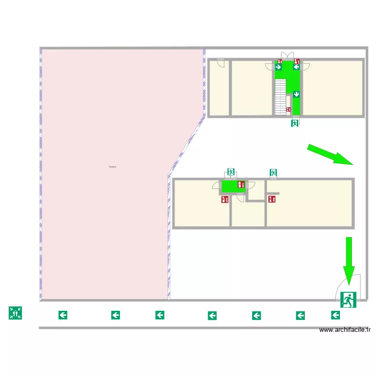 Sainte Th&eacute;r&egrave;se. Plan de 