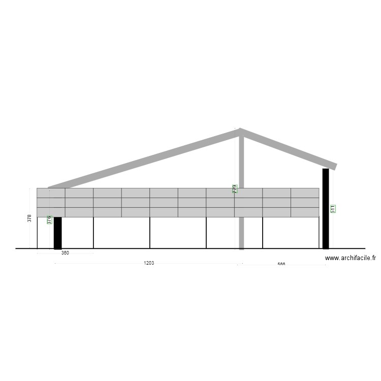 ombrières DP5 v1. Plan de 0 pièce et 0 m2