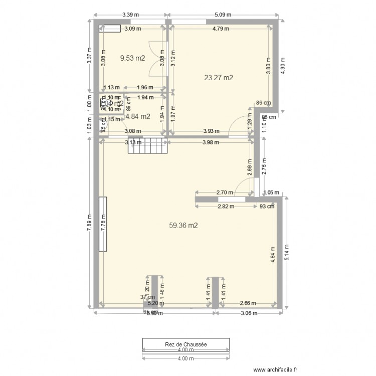 MagasinRezdeChaussée. Plan de 0 pièce et 0 m2