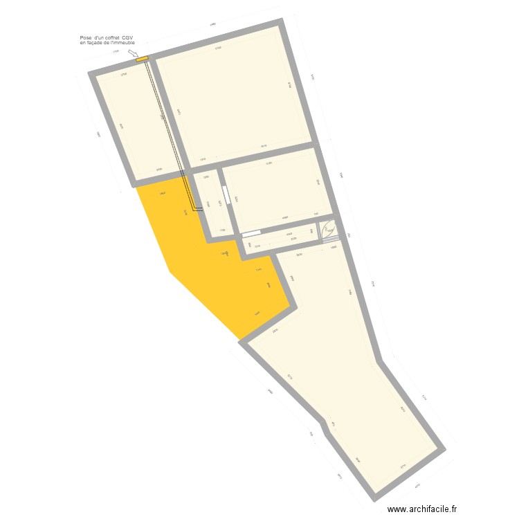 cadastre de Harnes RDC. Plan de 0 pièce et 0 m2