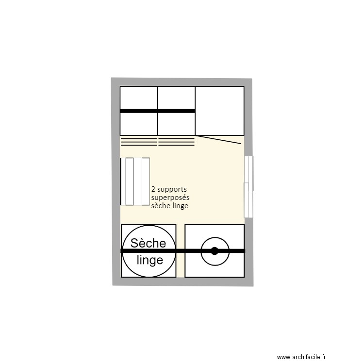 salle de lavage. Plan de 0 pièce et 0 m2