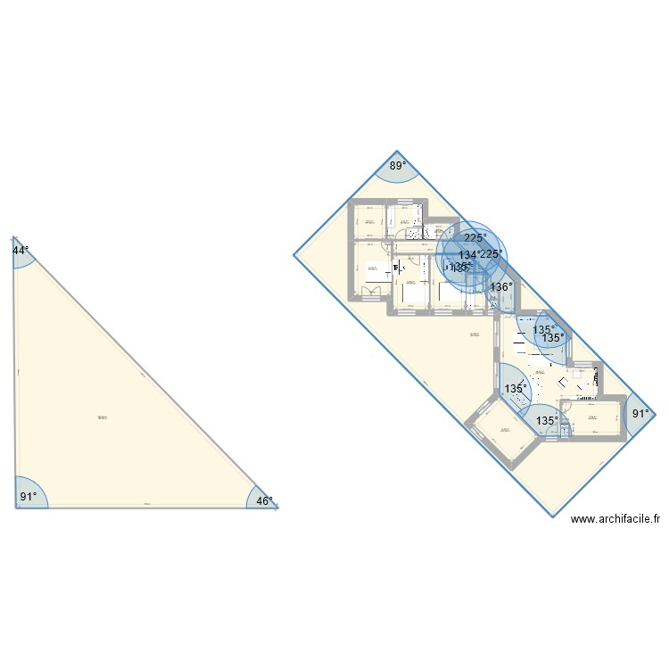 belluc 101. Plan de 14 pièces et 661 m2