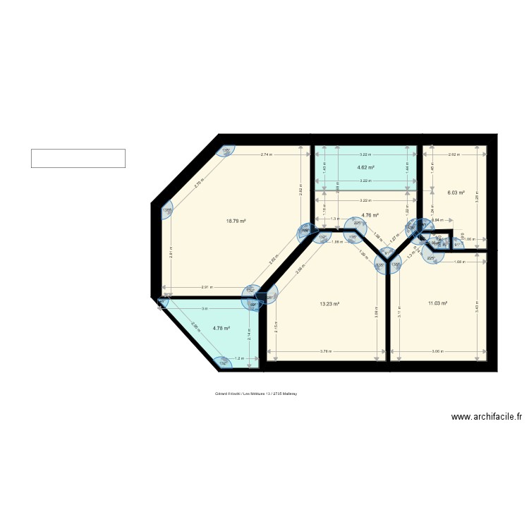 1991etage. Plan de 0 pièce et 0 m2