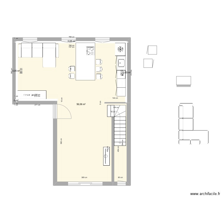 SAINT LAZARE V2. Plan de 17 pièces et 130 m2