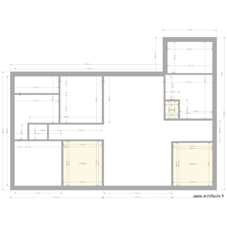 Maison v1. Plan de 0 pièce et 0 m2